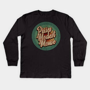 Circle Retro Vintage Pixies & Modest Mouse Kids Long Sleeve T-Shirt